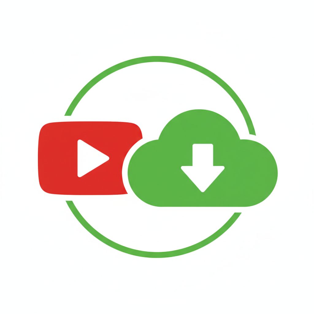 Digital download icon for YouTube and Google Drive